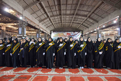 تجمع بانوان انقلابی در مصلی اهواز