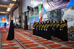 تجمع بانوان انقلابی در مصلی اهواز