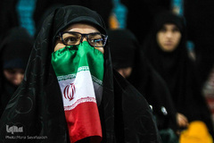 تجمع بانوان انقلابی در مصلی اهواز