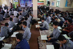 کاروان قرآنی انقلاب در شهرستان دارالصابرین بم