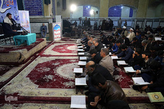 کاروان قرآنی انقلاب در شهرستان دارالصابرین بم