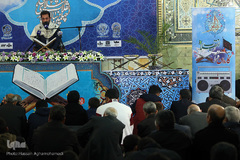 محفل انس با قرآن کاروان قرآنی انقلاب در  امامزاده حسین ابن موسی کاظم(ع) شهرستان طبس