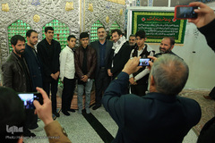 محفل انس با قرآن کاروان قرآنی انقلاب در امامزادگان باقریه(ع) بیرجند