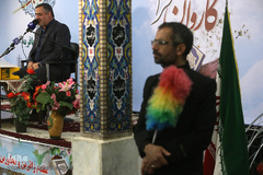 محفل انس با قرآن کاروان قرآنی انقلاب در امامزادگان باقریه(ع) بیرجند