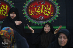 مراسم عزاداری شهادت حضرت زهرا(س) در حرم عبدالعظیم حسنی(ع)