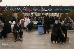 مراسم عزاداری شهادت حضرت زهرا(س) در حرم عبدالعظیم حسنی(ع)