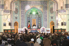 مراسم عزاداری شهادت حضرت زهرا(س) در حرم عبدالعظیم حسنی(ع)