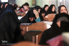 مراسم عزاداری شهادت حضرت زهرا(س) در حرم عبدالعظیم حسنی(ع)