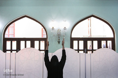 مراسم عزاداری شهادت حضرت زهرا(س) در حرم عبدالعظیم حسنی(ع)