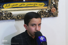 محفل انس با قرآن کاروان قرآنی انقلاب در منزل قاری شهید منا، مهاجر الی الله محسن حاجی حسنی کارگر 