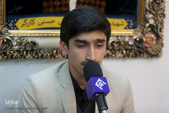 محفل انس با قرآن کاروان قرآنی انقلاب در منزل قاری شهید منا، مهاجر الی الله محسن حاجی حسنی کارگر 