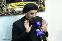 محفل انس با قرآن کاروان قرآنی انقلاب در منزل قاری شهید منا، مهاجر الی الله محسن حاجی حسنی کارگر 