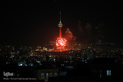 نورافشانی شب ۲۲بهمن۹۷