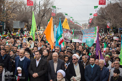 راهپیمایی چهلمین سالگرد پیروزی انقلاب اسلامی در قزوین