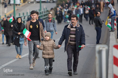 راهپیمایی چهلمین سالگرد پیروزی انقلاب اسلامی در قزوین