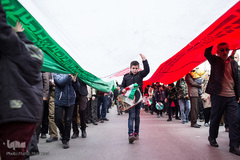 راهپیمایی چهلمین سالگرد پیروزی انقلاب اسلامی در قزوین