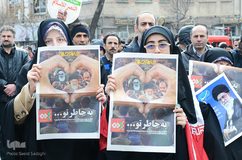 راهپیمایی چهلمین سالگرد پیروزی انقلاب اسلامی در تبریز