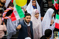 راهپیمایی چهلمین سالگرد پیروزی انقلاب اسلامی در مشهد