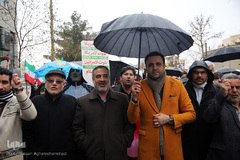 کاروان قرآنی انقلاب در راهپیمایی یوم الله 22بهمن شاهرود