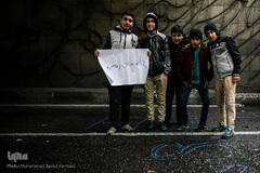 راهپیمایان ۲۲ بهمن ۱۳۹۷