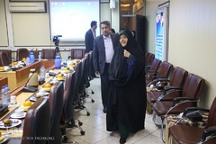 بازدید معصومه ابتکار، معاون رئیس جمهور در امور زنان از ایکنا
