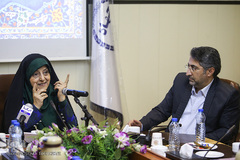 بازدید معصومه ابتکار، معاون رئیس جمهور در امور زنان از ایکنا
