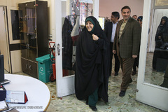 بازدید معصومه ابتکار، معاون رئیس جمهور در امور زنان از ایکنا
