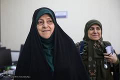 بازدید معصومه ابتکار، معاون رئیس جمهور در امور زنان از ایکنا
