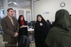بازدید معصومه ابتکار، معاون رئیس جمهور در امور زنان از ایکنا
