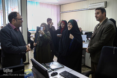 بازدید معصومه ابتکار، معاون رئیس جمهور در امور زنان از ایکنا
