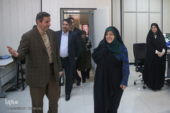 بازدید معصومه ابتکار، معاون رئیس جمهور در امور زنان از ایکنا
