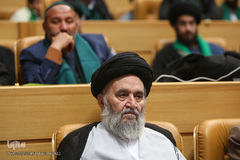 حجت‌الاسلام والمسلمين ابوالفتح دعوتی در دومین همایش بزرگ سادات در سالن اجلاس سران