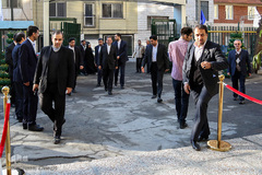 ورود اسحاق جهانگیری، معاون اول رییس جمهور به مراسم یکصدمین سال تاسیس دانشگاه خوارزمی