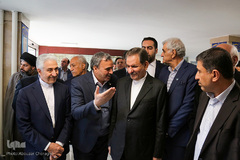 ورود اسحاق جهانگیری، معاون اول رییس جمهور به مراسم یکصدمین سال تاسیس دانشگاه خوارزمی