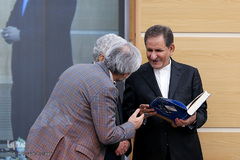 اسحاق جهانگیری، معاون اول رییس جمهور در مراسم یکصدمین سال تاسیس دانشگاه خوارزمی