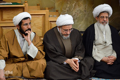 مجلس ترحیم آیت الله محمد مومن در قم