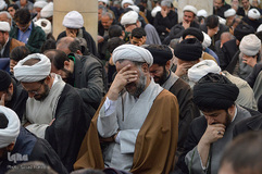 مجلس ترحیم آیت الله محمد مومن در قم