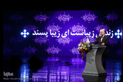 هادی قبادی در اختتامیه هشتمین جشنواره مد و لباس فجر