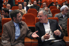 احمد مسجدجامعی، عضو شورای اسلامی شهر تهران و علی منتظری، رئیس گروه «نمایش و ادبیات نمایشی» فرهنگستان هنر