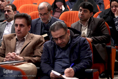 عیسی علیزاده، معاون فرهنگی جهاد دانشگاهی در مراسم اختتامیه پانزدهمین جشنواره پژوهش فرهنگی سال