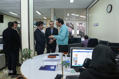 بازدید ذوالفقار یزدان‌مهر، مشاور وزیر علوم و رئیس صندوق رفاه دانشجویی از ایکنا