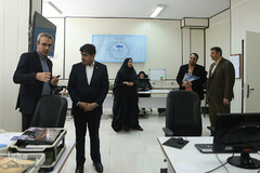 بازدید ذوالفقار یزدان‌مهر، مشاور وزیر علوم و رئیس صندوق رفاه دانشجویی از ایکنا