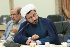 حجت الاسلام حجت مجیدی مدیرعامل اتحادیه مؤسسات مردمی و تشکل‌های قرآن و عترت خراسان رضوی در نشست مدیران عامل اتحادیه مؤسسات مردمی و تشکل‌های قرآن و عترت استان‌ها