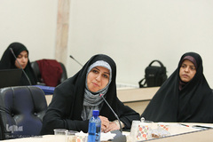 سیده مریم موسوی زاده، مدیرعامل اتحادیه مؤسسات مردمی و تشکل‌های قرآن و عترت کشور خوزستان در نشست مدیران عامل اتحادیه مؤسسات مردمی و تشکل‌های قرآن و عترت استان‌ها