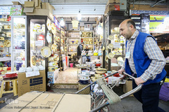 بازار بزرگ تهران، در آستانه سال نو