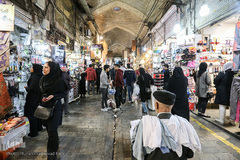 بازار بزرگ تهران، در آستانه سال نو