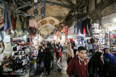 بازار بزرگ تهران، در آستانه سال نو