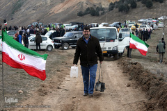 آیین درختکاری در پارک جنگلی  سد«لتیان» در شمال شرق استان تهران