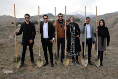 آیین درختکاری در پارک جنگلی  سد«لتیان» در شمال شرق استان تهران