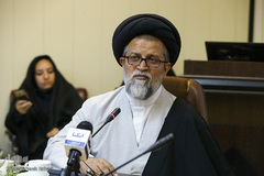 حجت‌الاسلام والمسلمین سیدمهدی سیدمحمدی، سرپرست معاونت فرهنگی سازمان بهزیستی کشور در مراسم اختتامیه طرح «مشکوة»